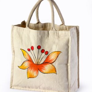 cotton bag flower print