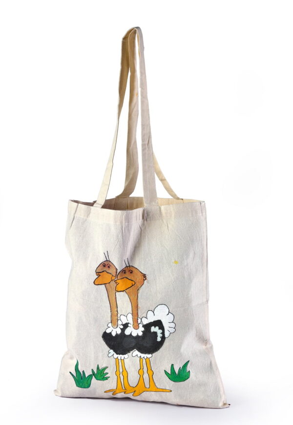 Calico Bag Ostrich Printed