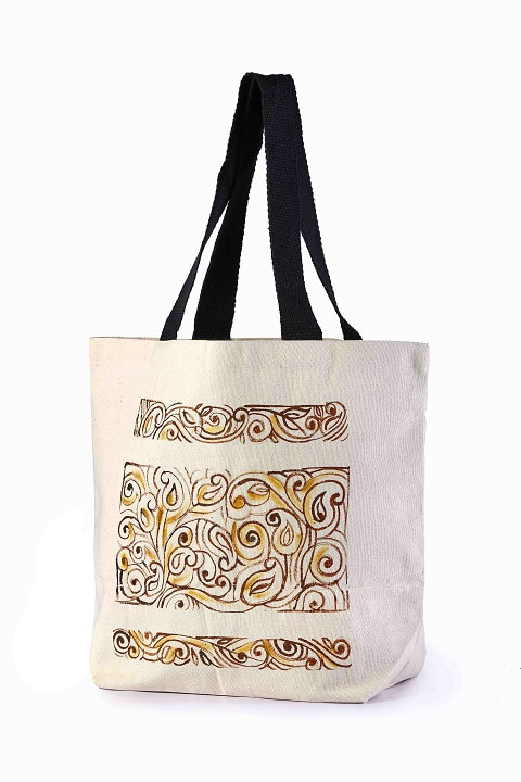 100% Pure Cotton Shoulder Tote Bag For Women