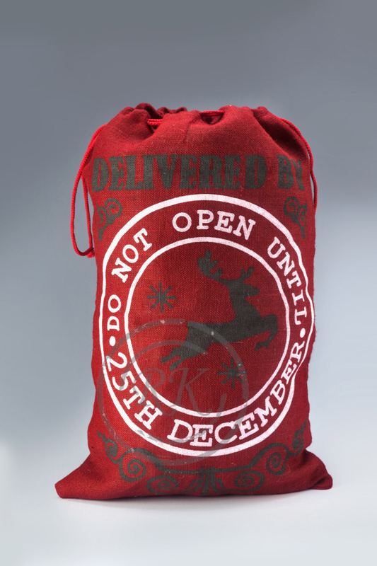 Reusable Christmas Surprise Gift bag with Drawstrings